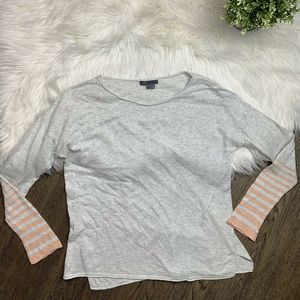 Vince Marled Grey Sweater Light Weight Ombré